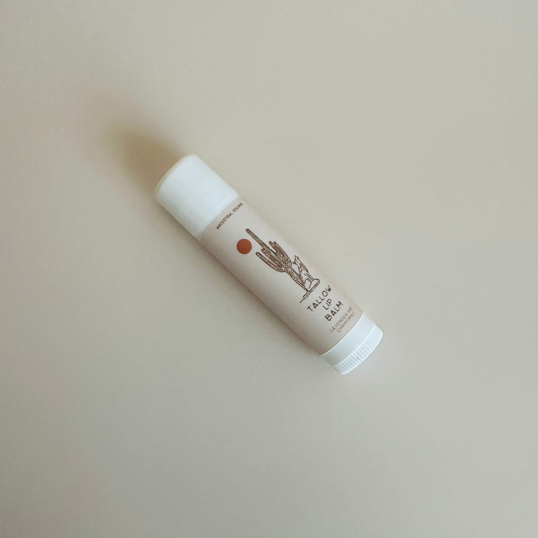 Tallow Lip Balm Chamomile and Lavender