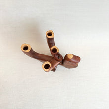 Danish Wood Bird Candle Holder