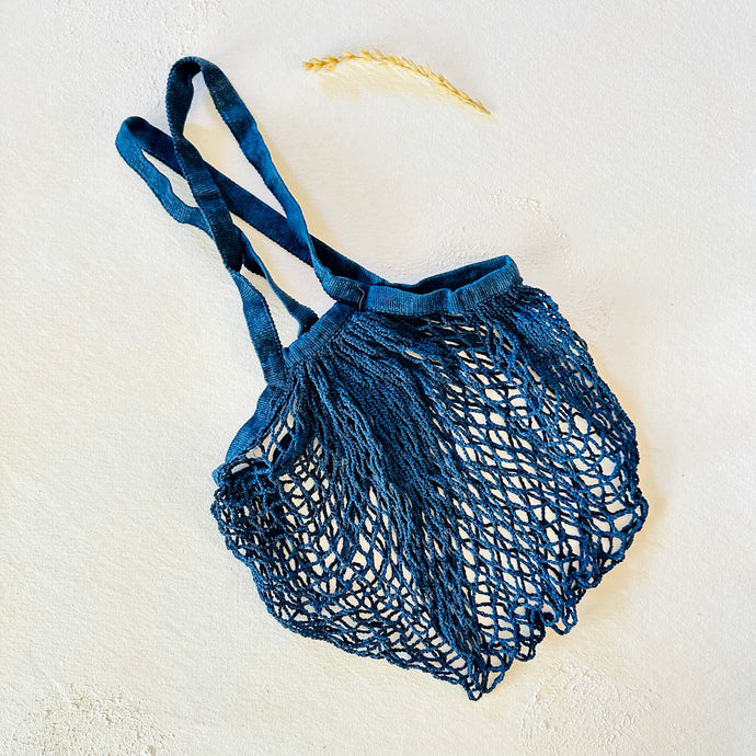 Dyeraid Indigo Net Market Bag