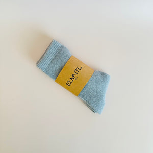 Cashmere Wool Socks - Heather Grey