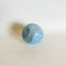 Handblown Small Blue Vase