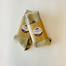 Naturally Dyed Wool-Angora Socks