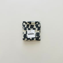 Silk Gauze Bandana - Checks/Faded Black