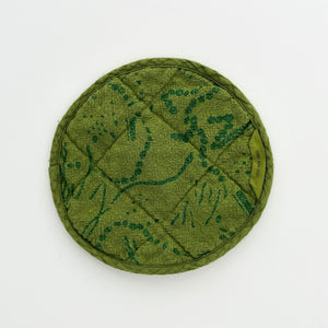 Rpund Potholder Drape/Circus Green/Moss