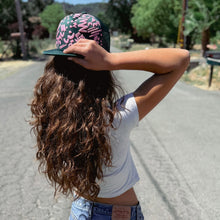 Trucker Hat - Dashes & Moon - Bubblegum Pink - Forest