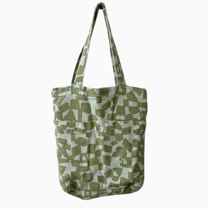 Petite Tote - Checks/Matcha - Sage