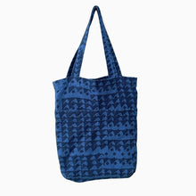 Petite Tote - Triangle/Indigo - Ink