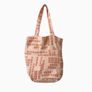 Petite Tote Tiles- Shell-Champagne