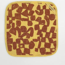 Potholder - Checks Amber/Sun