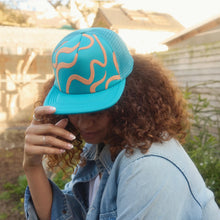 Trucker Hat - River - Carmel - Aquamarine