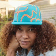 Trucker Hat - River - Carmel - Aquamarine