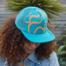 Trucker Hat - River - Carmel - Aquamarine