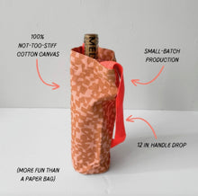 The Wine Tote - Checks - Amber - Champagne