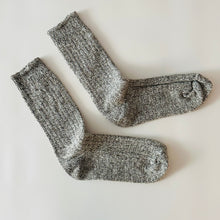 Naturally Dyed Wool-Angora Socks