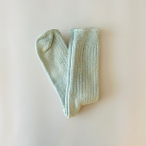 Naturally Dyed Wool-Angora Socks