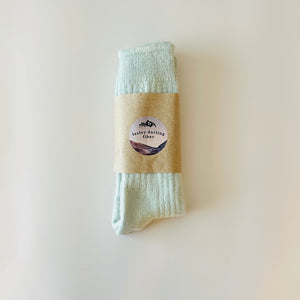 Naturally Dyed Wool-Angora Socks