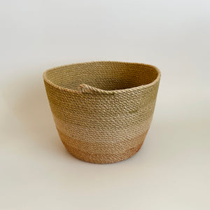 Desert Flower Jute Basket - Medium