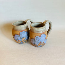 Pair of Mugs with Periwinkle/Lavender Design