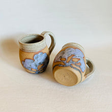 Pair of Mugs with Periwinkle/Lavender Design