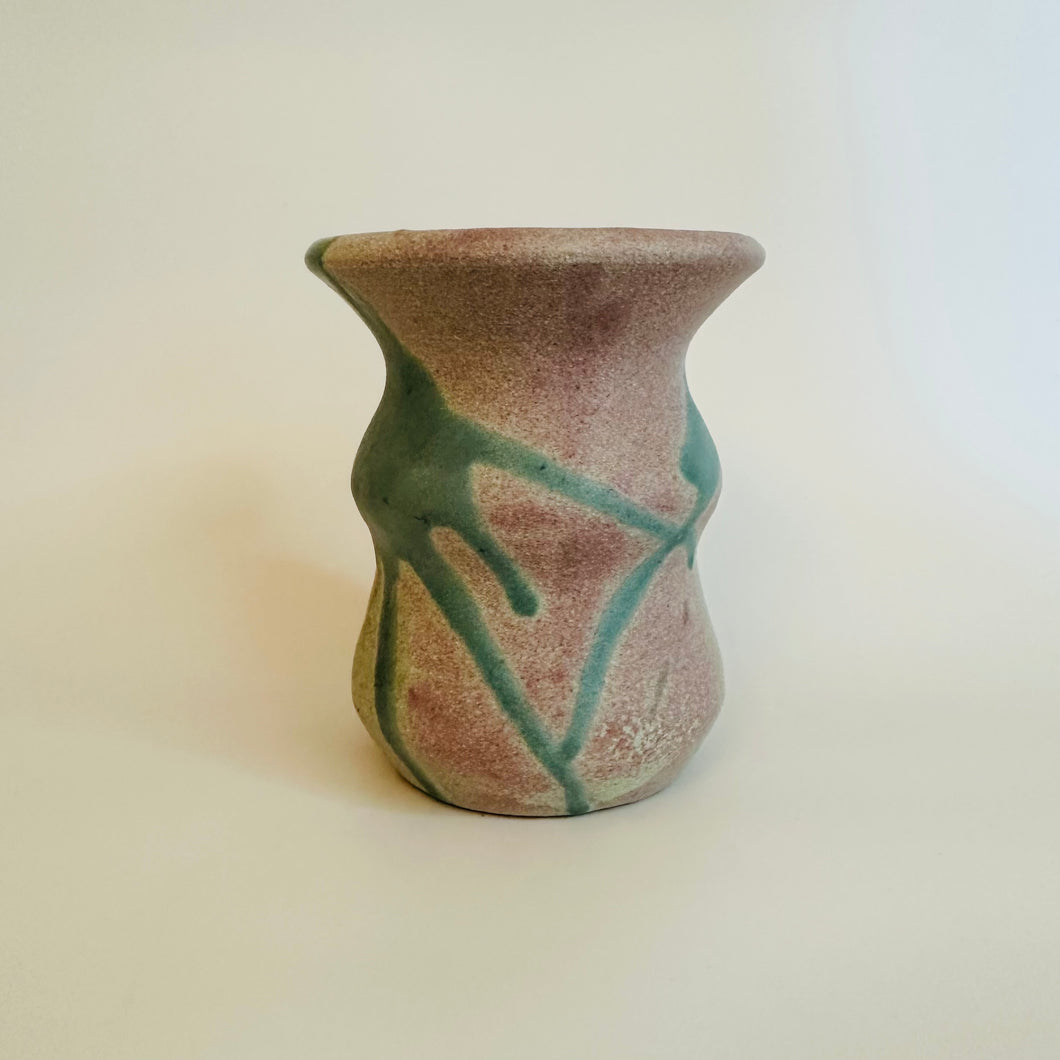 Pink Turquoise Splash Vase