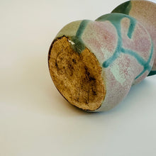 Pink Turquoise Splash Vase