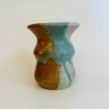 Pink Turquoise Splash Vase